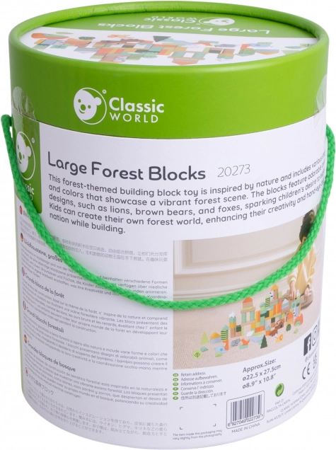Kreative Holzbausteine Waldwelt von Classic World