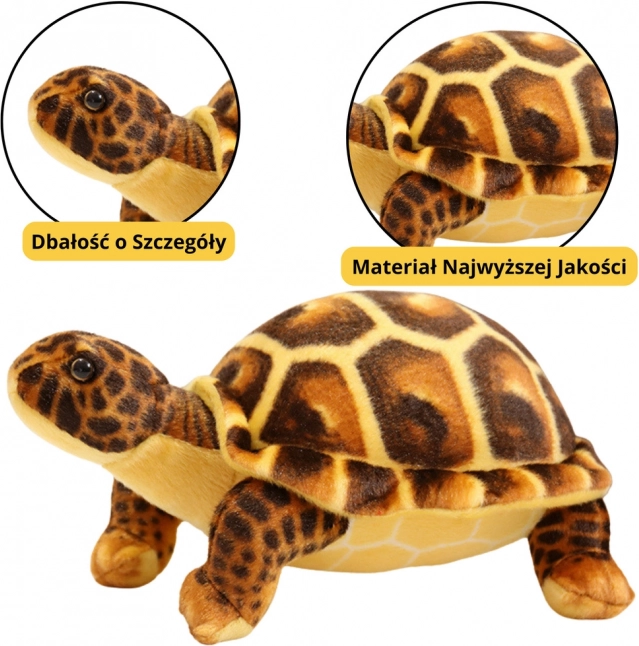 Plüschbraune Schildkröte 25 cm