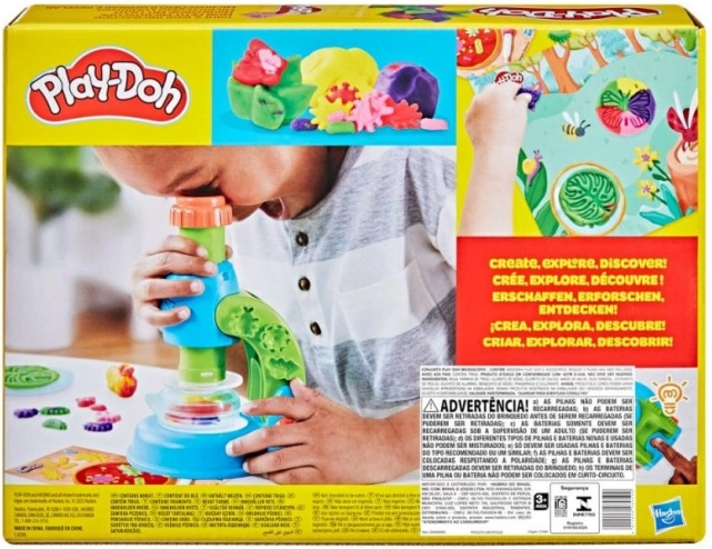 Play-Doh Leuchtendes Mikroskop Set
