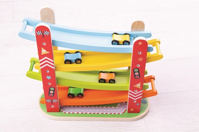 Holz Autorennbahn von Bigjigs Toys