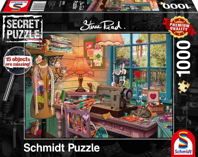 Schmidt Geheimnisvolles Puzzle Nähwerkstatt 1000 Teile