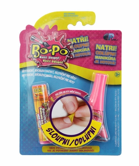 Set Nagellack und Lippenbalsam Bo-Po