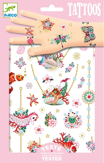 Djeco Schmuck Tattoos Fiona
