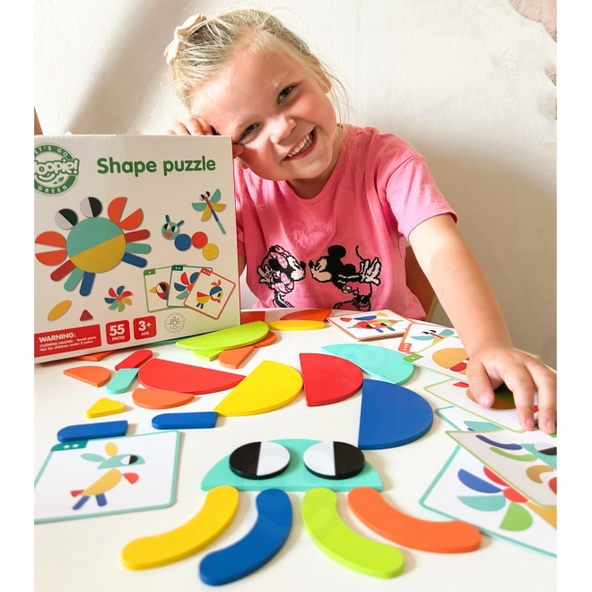Montessori Holzpuzzle 40 Muster Zum Nachbilden