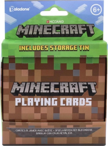 Minecraft Spielkarten in Blechdose
