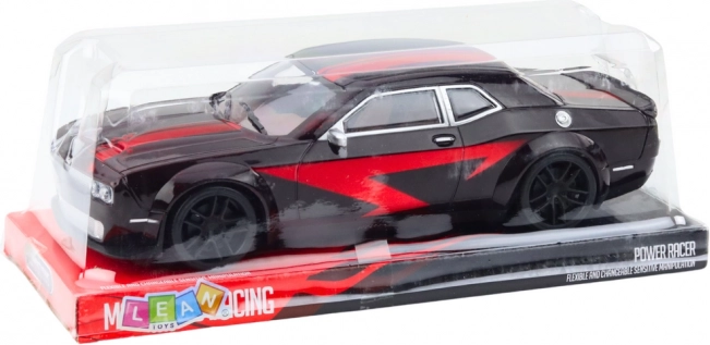 Schwarzes-rotes Sportwagen mit mechanischem Antrieb