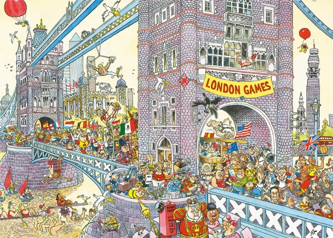 JUMBO Puzzle WASGIJ Mystery 8: Letzte Hürde 1000 Teile