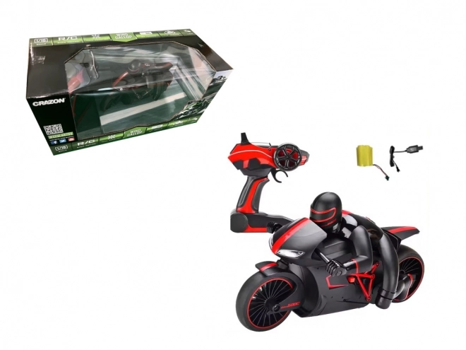 RC Motorrad mit 2,4G Fernbedienung in Rot