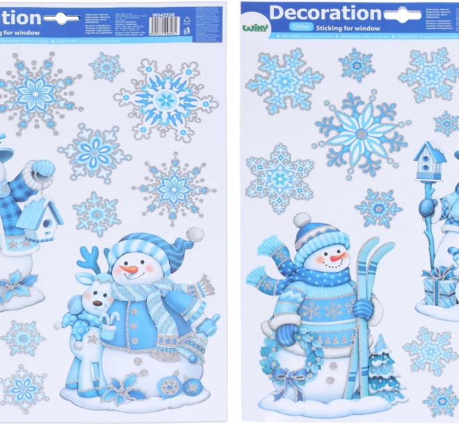 Weihnachtliche Fensterdekoration 41 × 29 cm