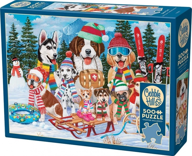 Schneefreude Puzzle 500 Teile von Cobble Hill