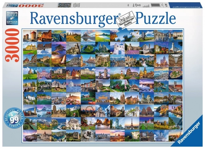 Ravensburger Puzzle 99 Schöne Orte in Europa 3000 Teile