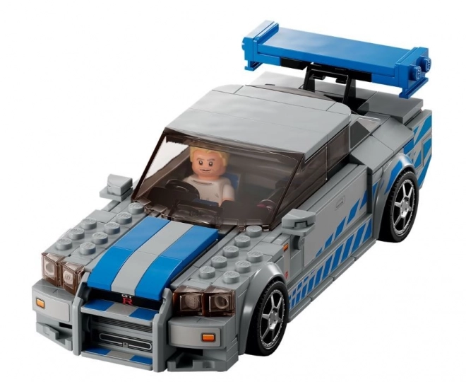 Lego Speed Champions Nissan Skyline GT-R R34 Modell aus Fast & Furious