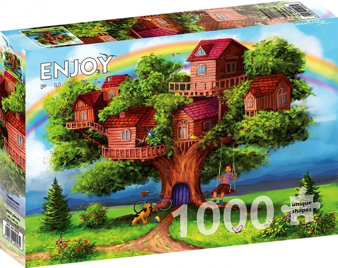 Puzzle Baumhäuser 1000 Teile