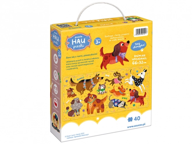 Puzzle 40 Teile Hunde - HAU