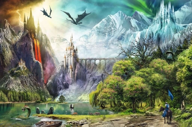 Puzzle Ravensburger Herrschaft der Drachen 3000 Teile