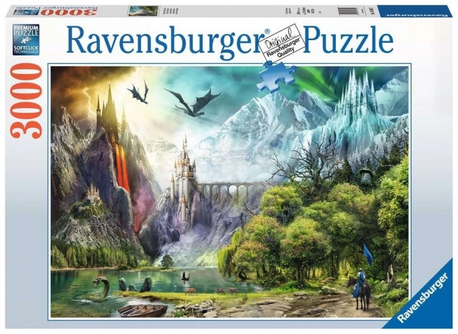 Puzzle Ravensburger Herrschaft der Drachen 3000 Teile