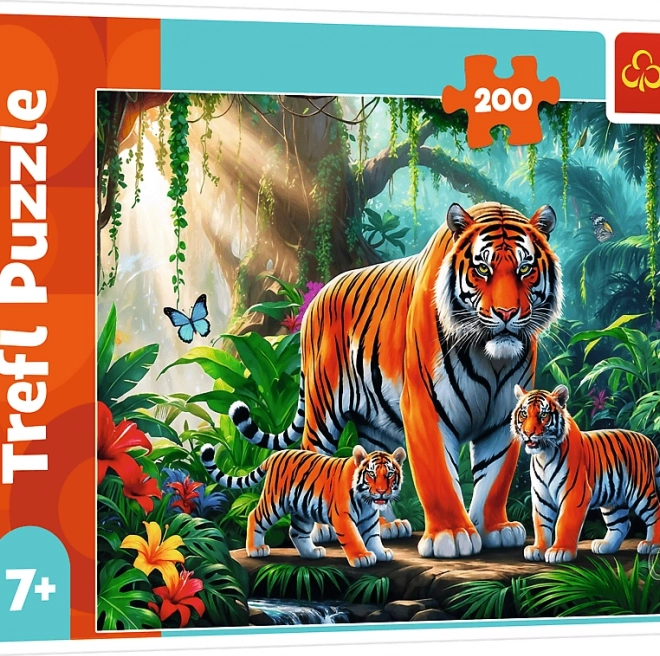 Puzzle Tigergewohnheiten 200 Teile