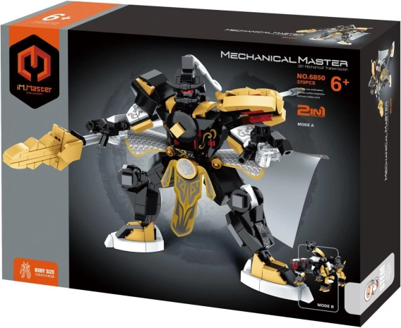Konstruktionsset Mechanischer Kampfroboter iM.Master Kunststoff 370 Teile