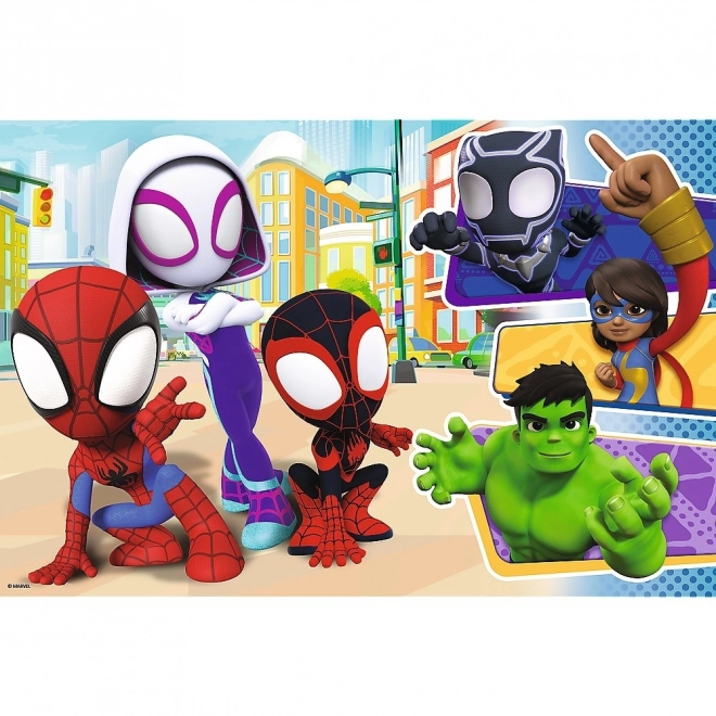 Maxi-Puzzle 24 Teile - Spidey und Freunde