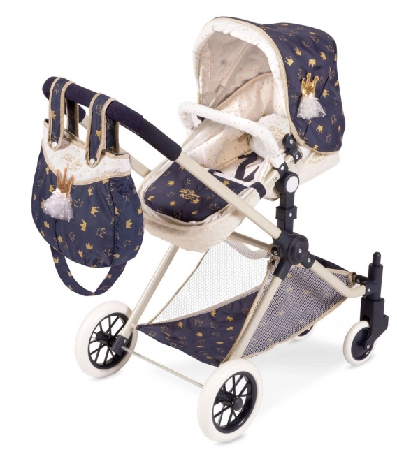 Puppenwagen 3 in 1 XL mit Tasche Classic Gold