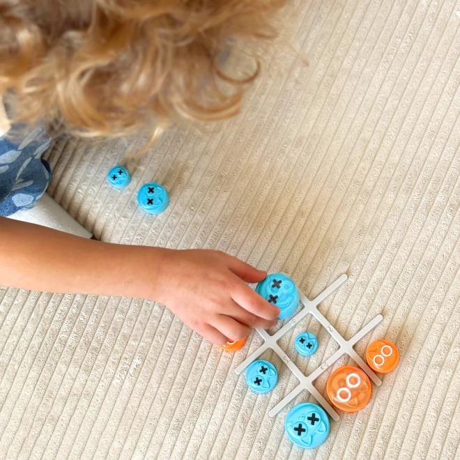 Woopie tragbares Tic-Tac-Toe-Spiel mit Katzenmotiv