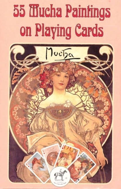 Spielkarten mit Alfons Mucha Illustrationen