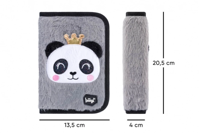 Baagl Schulrucksack Set mit Panda-Motiv