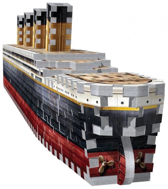 3D-Puzzle Titanic von Wrebbit, 440 Teile