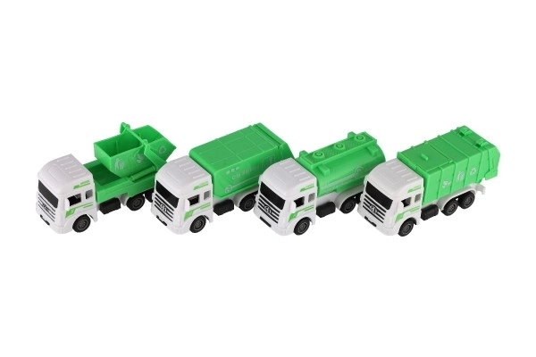 Städtischer Dienstwagen aus Kunststoff 12cm Rückziehautos