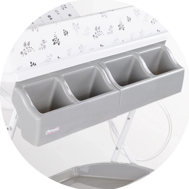 Wanne mit Wickelauflage und Ständer Aqua Friends Chipolino