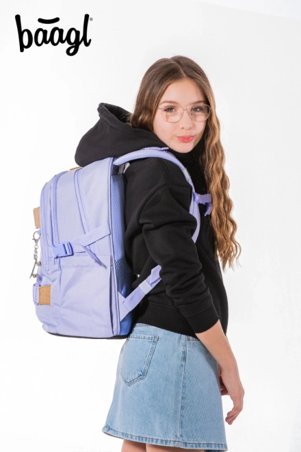 Schulrucksack Skate Lila