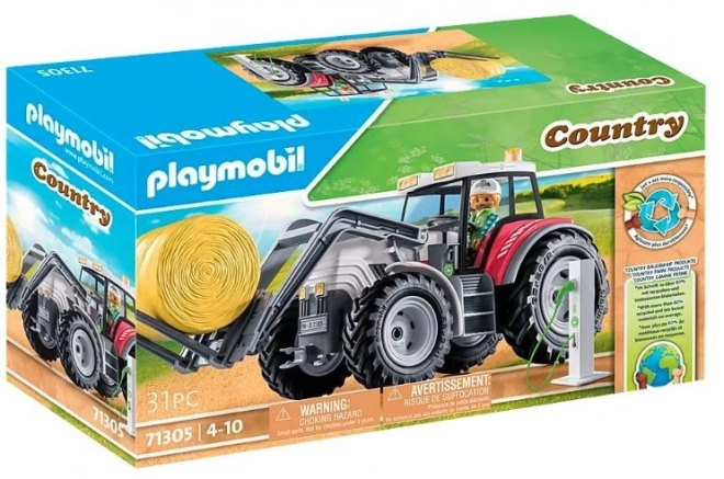 Großer elektrischer Traktor mit PLAYMOBIL-Figuren