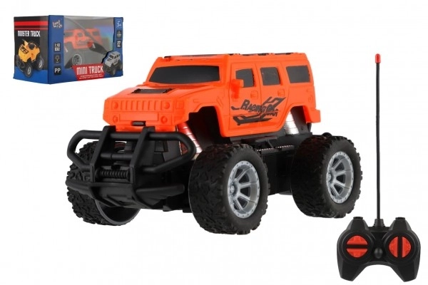 RC Mini Truck mit Licht - Orange