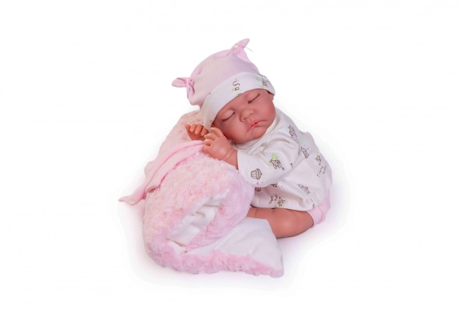 Realistische Schlafende Babypuppe Luna von Antonio Juan