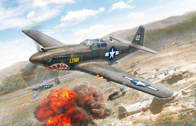 Plastikmodell P-51A Mustang 1:72