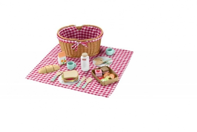 Picknickkorb mit hölzernen Leckereien Fisher-Price