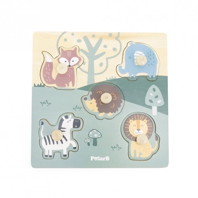 Polar B Puzzle mit Griffen