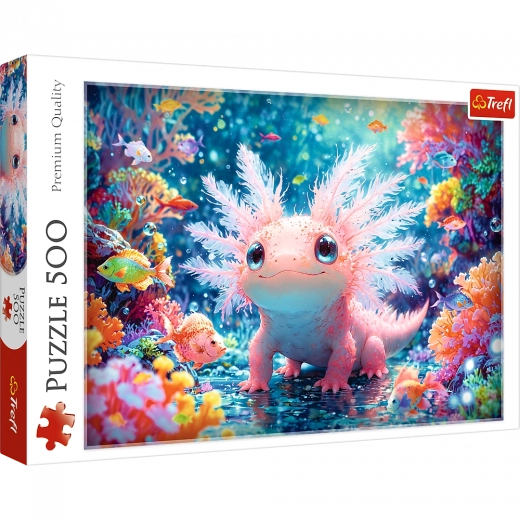 Puzzle 500 Teile – Axolotl Trefl
