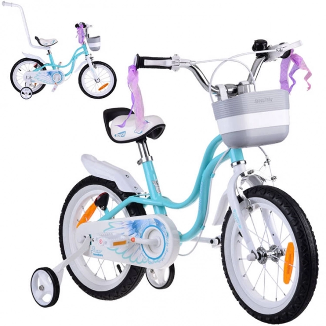 Royalbaby Kinderfahrrad Little Swan 14 Zoll – türkis