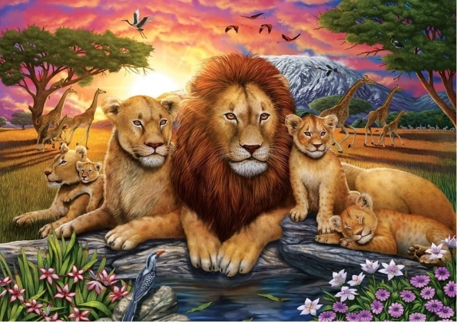 Puzzle Lwinenfamilie mit 1000 Teilen