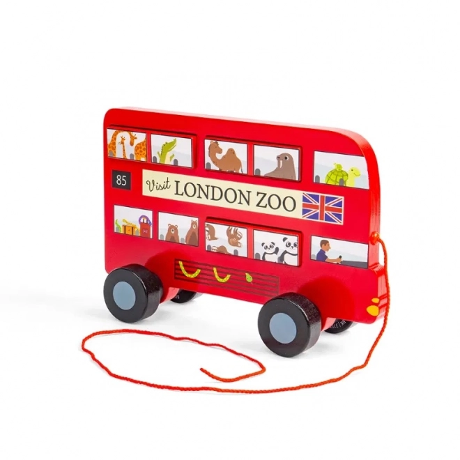 Bigjigs Spielzeug Ziehspielzeug Londoner Bus