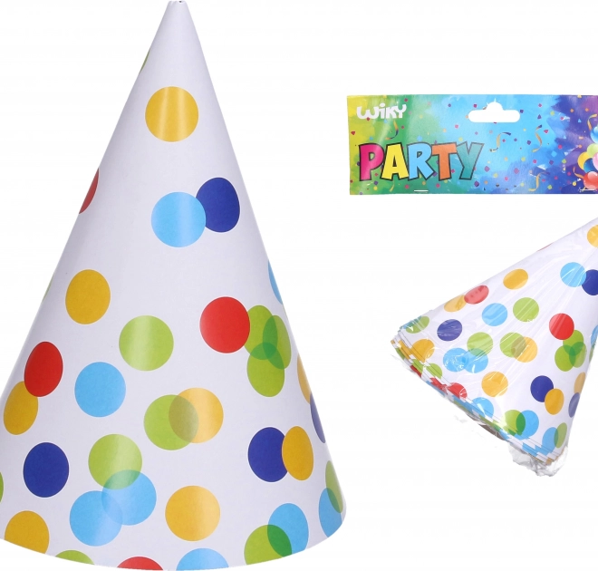 Partyhütchen Punkte 15 cm