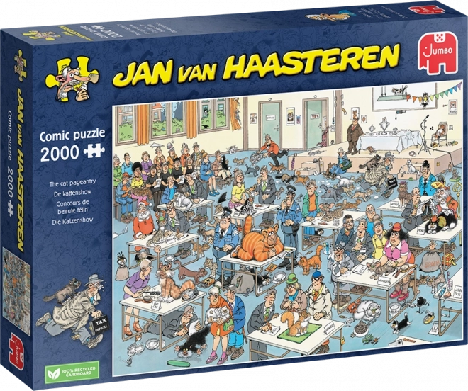 JUMBO Puzzle JvH Katzenausstellung 2000 Teile
