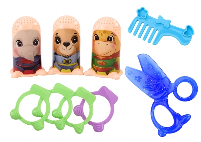 Kinder-Kreativset Friseursalon Modelliermasse