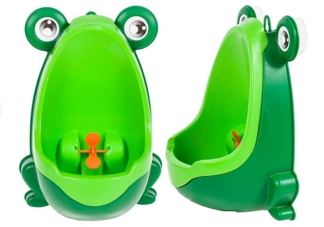 Niedlicher Frosch-Jungen-Urinal – Grün
