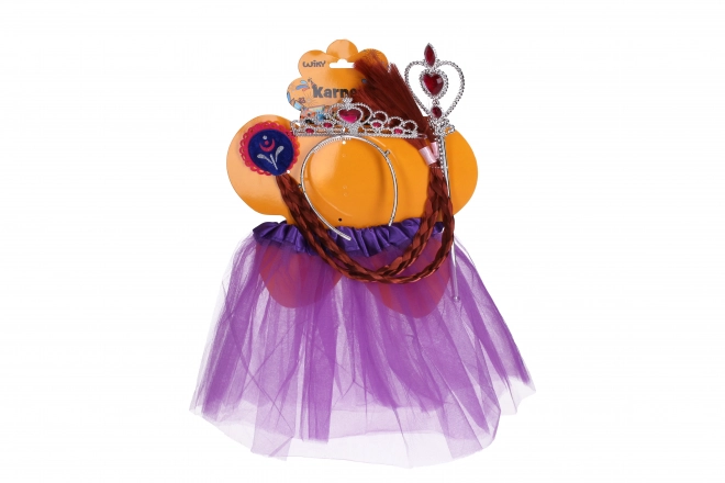 Karneval-Set - Prinzessin Lila