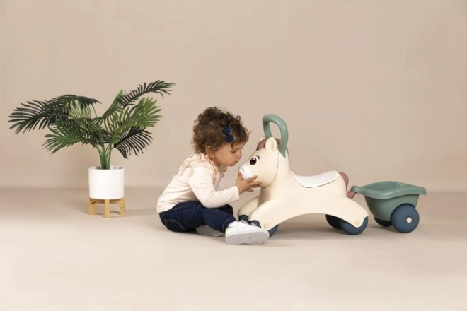 Ergonomisches Kinder-Laufrad Pony mit Anhänger