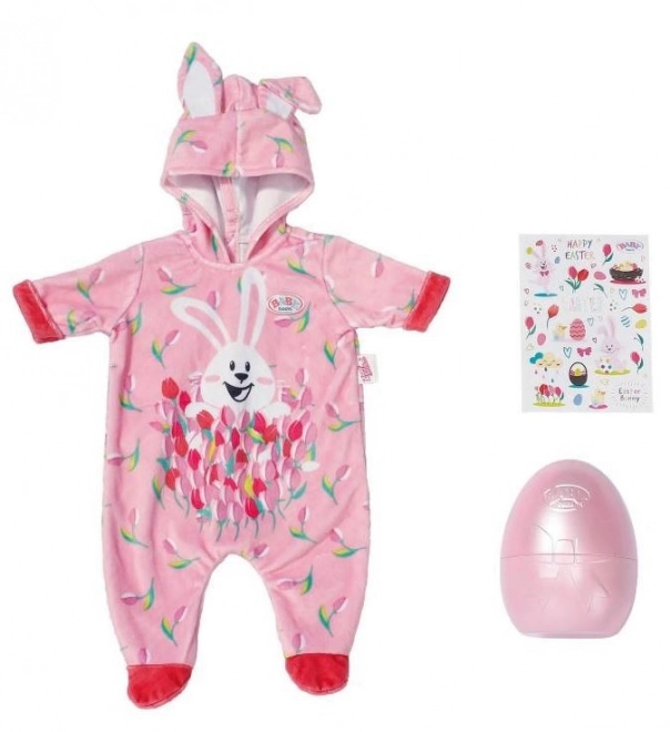 BABY born Osterei mit Outfit und Aufklebern