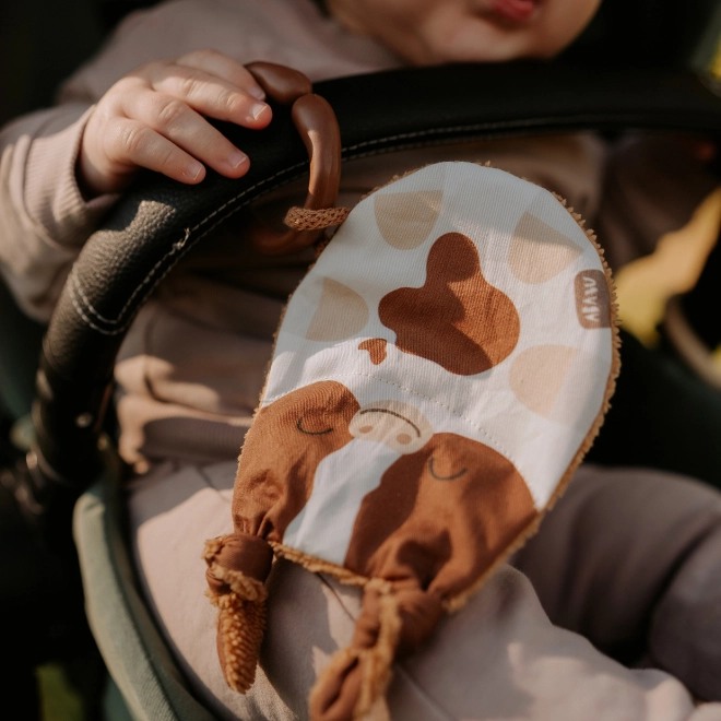 Ababu Hängespielzeug Kälbchen mit Raschelpapier