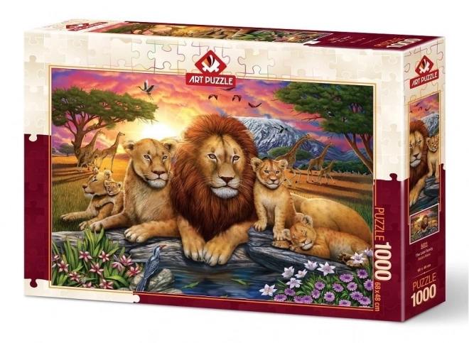 Puzzle Lwinenfamilie mit 1000 Teilen
